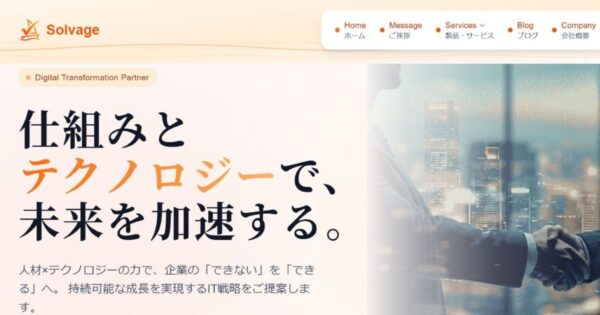 ITコンサルティング「solvage」